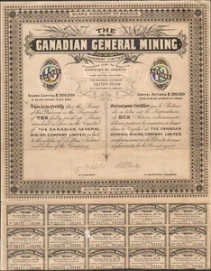 THE CANADIAN GENERAL MINING (CANADA) (X) - Picture 1 of 1