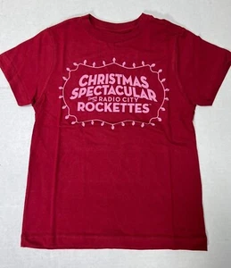 The Radio City Rockettes CHRISTMAS LIGHTS LOGO TEE T-SHIRT YOUTH KID`S NEW!! - Picture 1 of 38