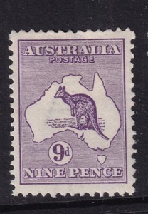 AUSTRALIA GV SG10, 9d violet, Mounted MINT. Cat £90. - Picture 1 of 2