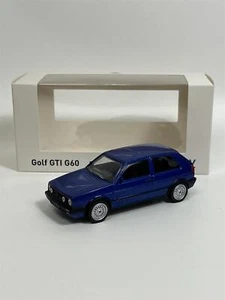VW Golf GTI G60 1990 Azul Metálico 1:43 Escala Norev 840064 - Imagen 1 de 7