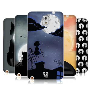 HEAD CASE DESIGNS CAT AND MOON GEL CASE FOR SAMSUNG PHONES 2 - Picture 1 of 14