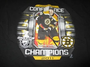 ZDENO CHARA 2011 Eastern Confernce BOSTON BRUINS CHAMPIONS (MED) T-Shirt - Picture 1 of 2