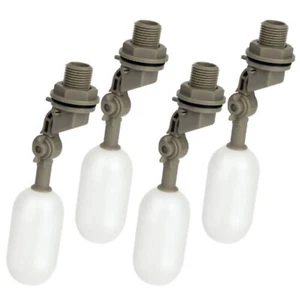 4pcs Ball Float Valve Adjustable Arm Water Level Control Auto Fill Stop - Picture 1 of 14