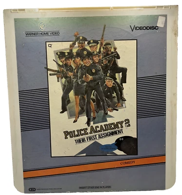 Police Academy 2 ced video disc movie Steve Gutenberg Bubba Smith David Warner - Image 1 of 2