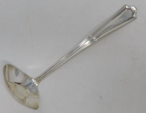 Manchester "Mary Warren" Ladle for Cream / Sauces No Mono Sterling Silver 16 Gr Cover