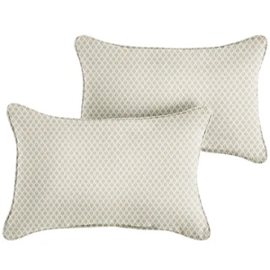 Juego de 2 almohadas con cable para sombrilla Sorra Home de 13 pulgadas de alto x 20 pulgadas de ancho x 6 pulgadas de profundidad - Imagen 1 de 33