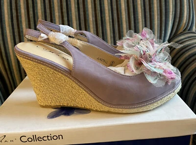Lunar collection ladies  wedges sandals Shoes  uk 7 Lilac - Image 1 of 4