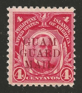 GUAM GUARD MAIL #M8 - 4c, roter Aufdruck, sehr guter Erhaltungszustand, MH - KOSTENLOSER VERSAND! - Bild 1 von 2