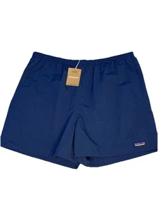 NWT Patagonia Men’s Baggies Navy Nylon Mesh Lined Swim Trunks Shorts Size XL 5” - Picture 1 of 12