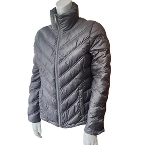 Kenneth Cole Reaction Damen graue Steppjacke mit Stehkragen (S) - Bild 1 von 5