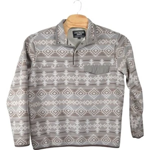 Southern Grit Azteken Fleece Pullover - Größe L Südwest Muster - Bild 1 von 5