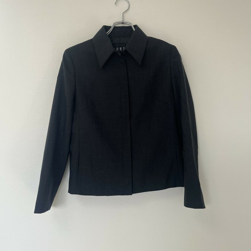 Michael Kors giacca camicia manica lunga grigia taglia 4 tinta unita usata ORNG 0