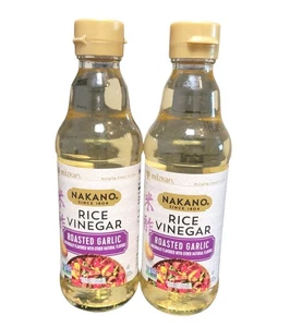 Nakano Rice Vinegar Seasoned Roasted Garlic 12 Fl Oz, 2 Pack - Picture 1 of 4