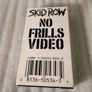 Skid Row No Frills Video VHS 1993 Rock Music Promo Atlantic Records - Picture 1 of 5