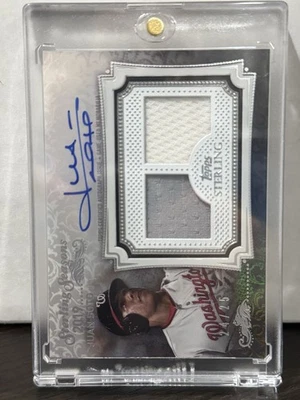 TOPPS STERLING - JUAN SOTO AUTOGRAPH - DUAL GAME JERSEY /25 - AUTO - Image 1 of 2