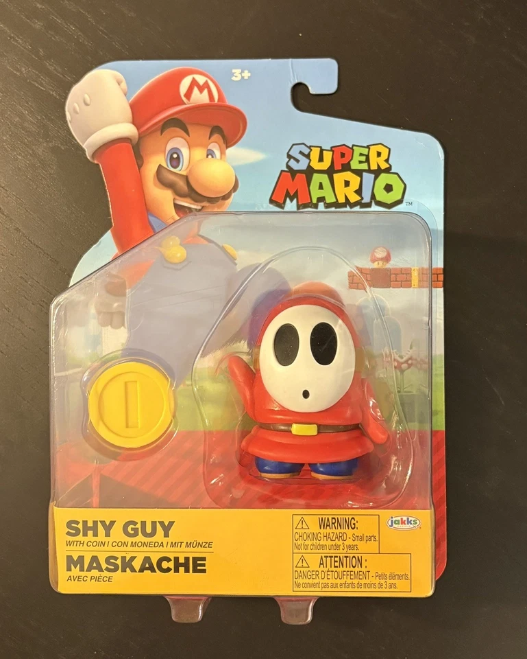 RARO NUEVO Jakks Pacific Super Mario Bros 4” Tímido con Moneda ENVÍO GRATUITO 🆓📦 Foto 1 de 1