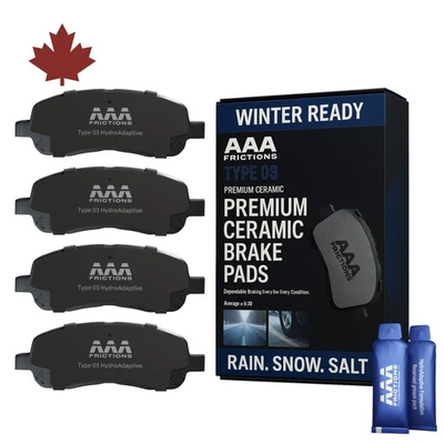 Pastilhas de freio dianteiras prontas para inverno para 2017-2022 Volkswagen Caddy Passat AEAE - Imagem 1 de 4