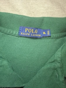 Polo Ralph Lauren Shirt Mens Extra Large XL Long Sleeve Green Polo  Pony - Picture 1 of 19