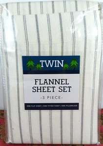 Juego de sábanas dobles de franela Keeco LLC 3 piezas 1734 - Imagen 1 de 4