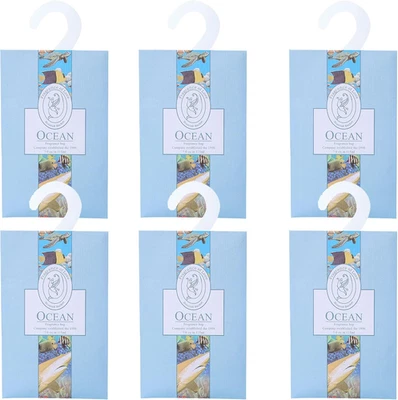 6Pcs Profuma Armadio Vestiti, Profumatori Armadio E Cassetti, Profumo Aromi Sacc - Immagine 1 di 4