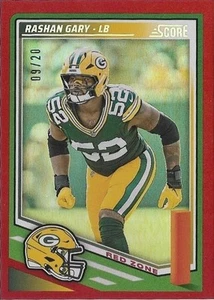 Rashan Gary 2025 Panini Score 9/20 Red Zone #170 Packers Michigan 🔥🏈🔥 - Imagen 1 de 1