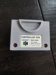 Offizieller Nintendo 64 N64 Original Zubehör Hersteller Videospiel Memory Card Controller Pak Pack SPEICHERT - Bild 1 von 2