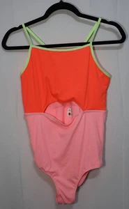 Hurley Girls 1-Piece Swimsuit, Pink Flamingo, Size XL - 14/16 (488201-AC5) - Picture 1 of 10