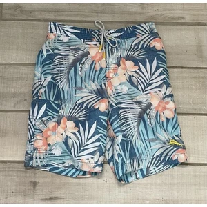 Tommy Bahama Bañador Para Hombre Talla Pequeña Azul Floral Tropical Board Shorts Playa - Imagen 1 de 6