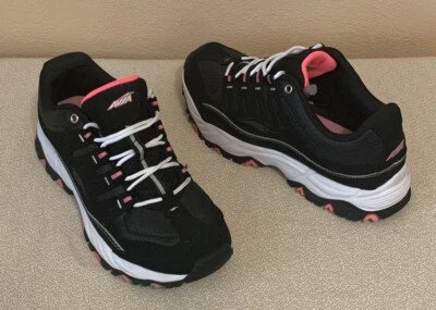 AVIA WMA146ES010 Memory Foam Insole  BlaCk Athletic Sneakers Womens Shoes Sz 6.5 - Image 1 of 4