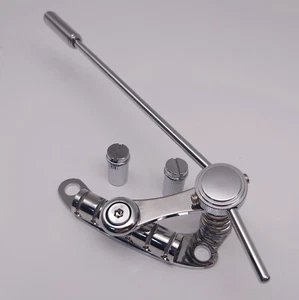 Puente de guitarra estilo Gibson Tune-O-Matic barra de parada cromada trémolo - Imagen 1 de 7