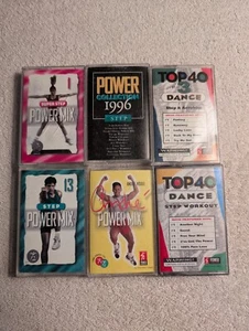 Step Aerobic Power 1996 Mix 1 13 Andre Houle Top 40 Dance 1 & 3 - 6 Cassettes - Picture 1 of 3