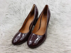FRANCO SARTO Rust Red Heels Pumps Size US 9 M EUR 39 - Picture 1 of 6