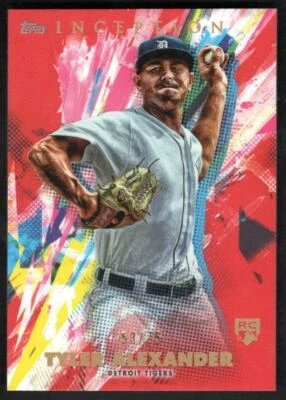 2020 Topps Inception Red Tyler Alexander Rookie /75 #88 Detroit Tigers - Image 1 of 2