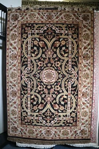 4'0" x 5'11" ft. Hand Knotted Natural Dye Wool Oriental Area Rug - Bild 1 von 8