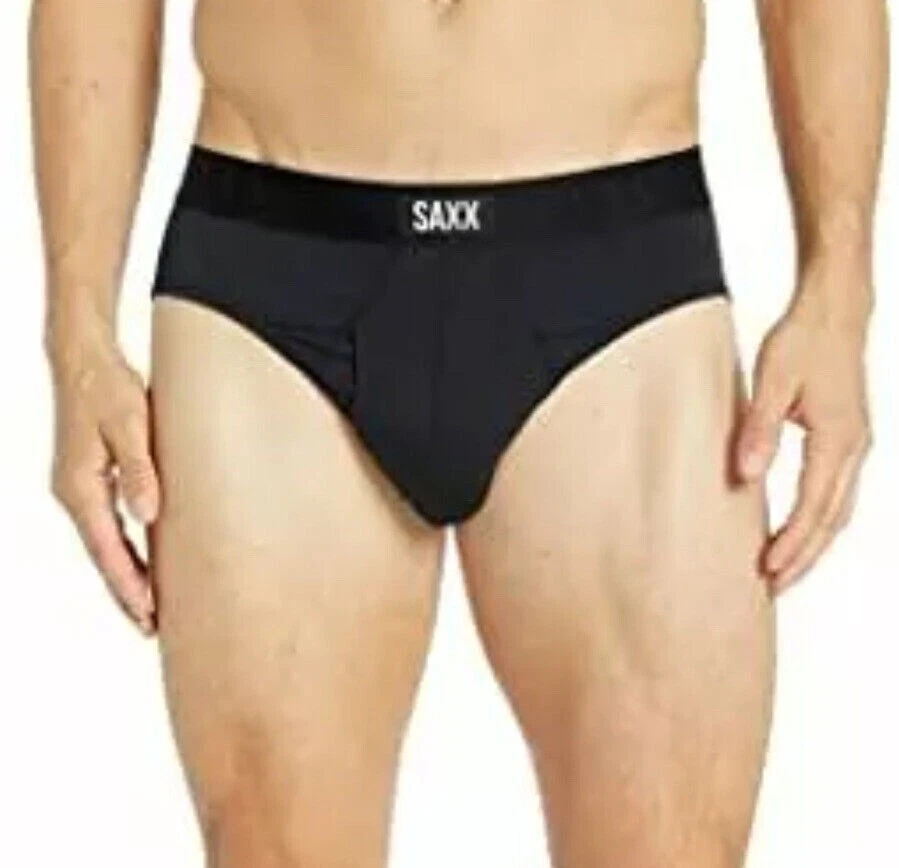 SAXX Black Undercover Brief Fly Underwear Men's Size M 61405