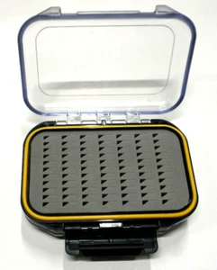 Double-Sided Fly Box/Ice Fishing Jig Tackle Box, 5-1/8" x 3-5/8" x 1-1/2" #DSFB - Picture 1 of 4