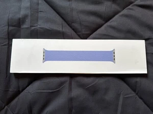 Apple Watch Braided Solo Loop Size 3 41mm 42mm English Lavender Purple ML4D3FE/A - Picture 1 of 3