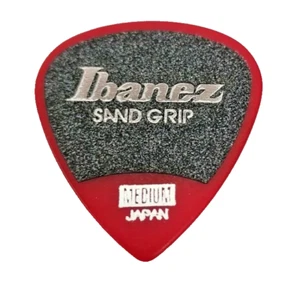 Ibanez Sand Grip Pick Pick Pick Medium Red for Original Guitar New Red - Picture 1 of 5