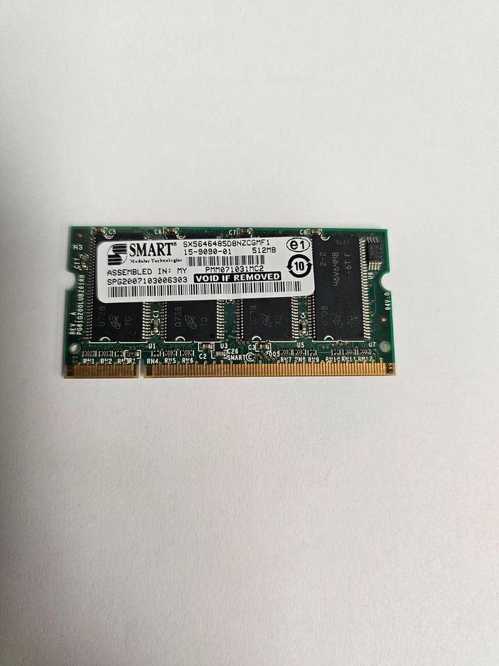 Cisco 15-9090-01 512Mb SO-DIMM SX5646485D8NZCGMF1 - Image 1 of 1