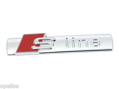 AUDI (GENUINE OE) ORIGINALE NUOVO BADGE AUDI S LINE A2 S2 A3 S3 A4 S4 A5 S5 A6 S6 A8 S8 TT Quattro TD4