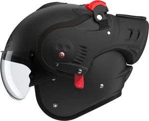 SIZE L 60 2025 22.06 ROOF ROOFIE ROOFY ALPHA BOXER V8 MATT BLACK CRASH HELMET - Picture 1 of 8