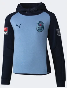 NSW Blues State Of Origin Puma Women's Hoodie (XS - 8) BRAND NEW IN BAG NRL - Picture 1 of 4