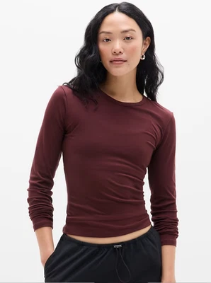 Top acanalado Athleta Signature venta envío gratuito nuevo Foto 1 de 4