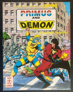 CHAMPIONS RPG Role Playing PRIMUS AND DEMON Source Book 1985 Hero Games - Picture 1 of 7
