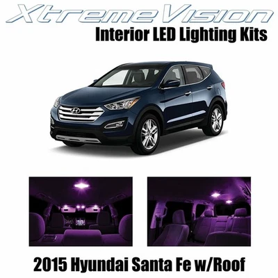 Светодиодные лампы для салона XtremeVision для Hyundai Sonata 2011-2014 (8 шт.) розовые - Изображение 1 из 4