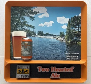 Letrero de pared de cerveza Bell’s Two Hearted Ale Michigan raro 3D muy fresco bar al aire libre - Imagen 1 de 13
