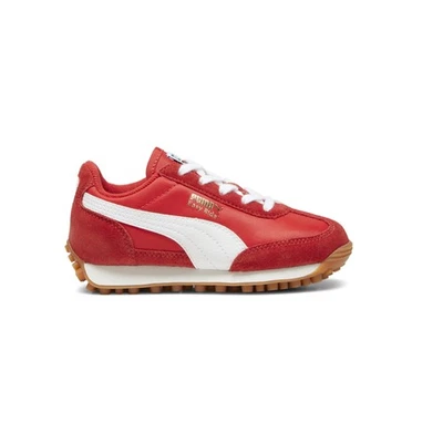 Zapatillas informales rojas PUMA Easy Rider vintage con cordones para niños pequeños 39937201 Foto 1 de 4