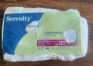Tena Serenity Underwear Ropa Interior Medium Ultra Plus 18 Pair New - Picture 1 of 7
