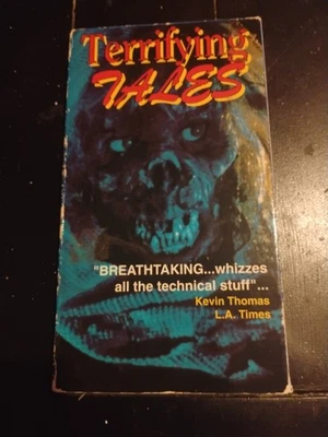 Terrifying Tales VHS Not Rated Horror Movie - Image 1 of 2