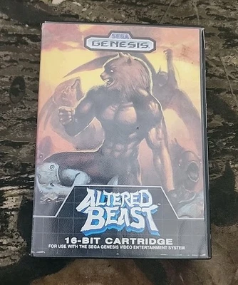 CARTUCHO Y ESTUCHE VIDEOJUEGO SEGA GENESIS ALTERADO BESTIA SIN MANUAL 16 BITS PROBADO Foto 1 de 4